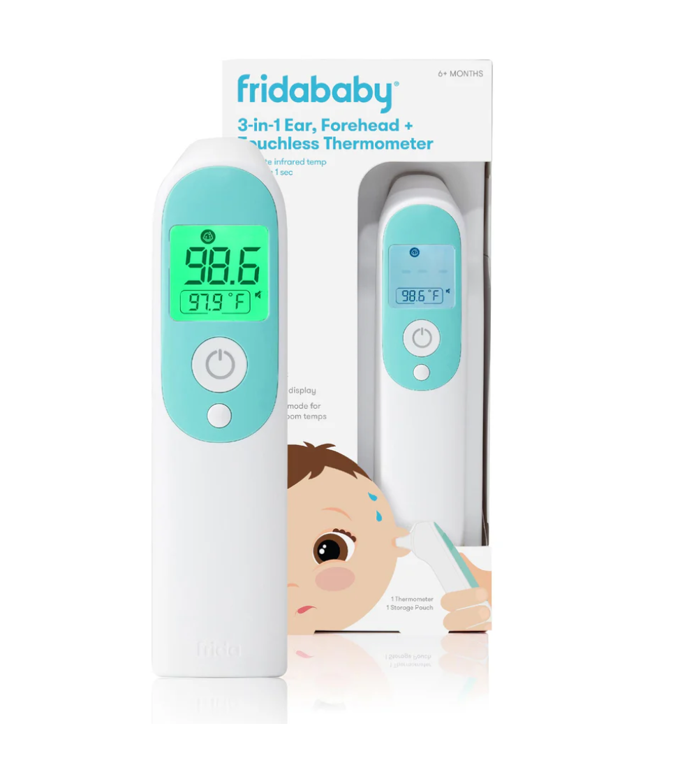 Frida Baby Thermometer 3-in-1 Ear, Forehead + Touchless