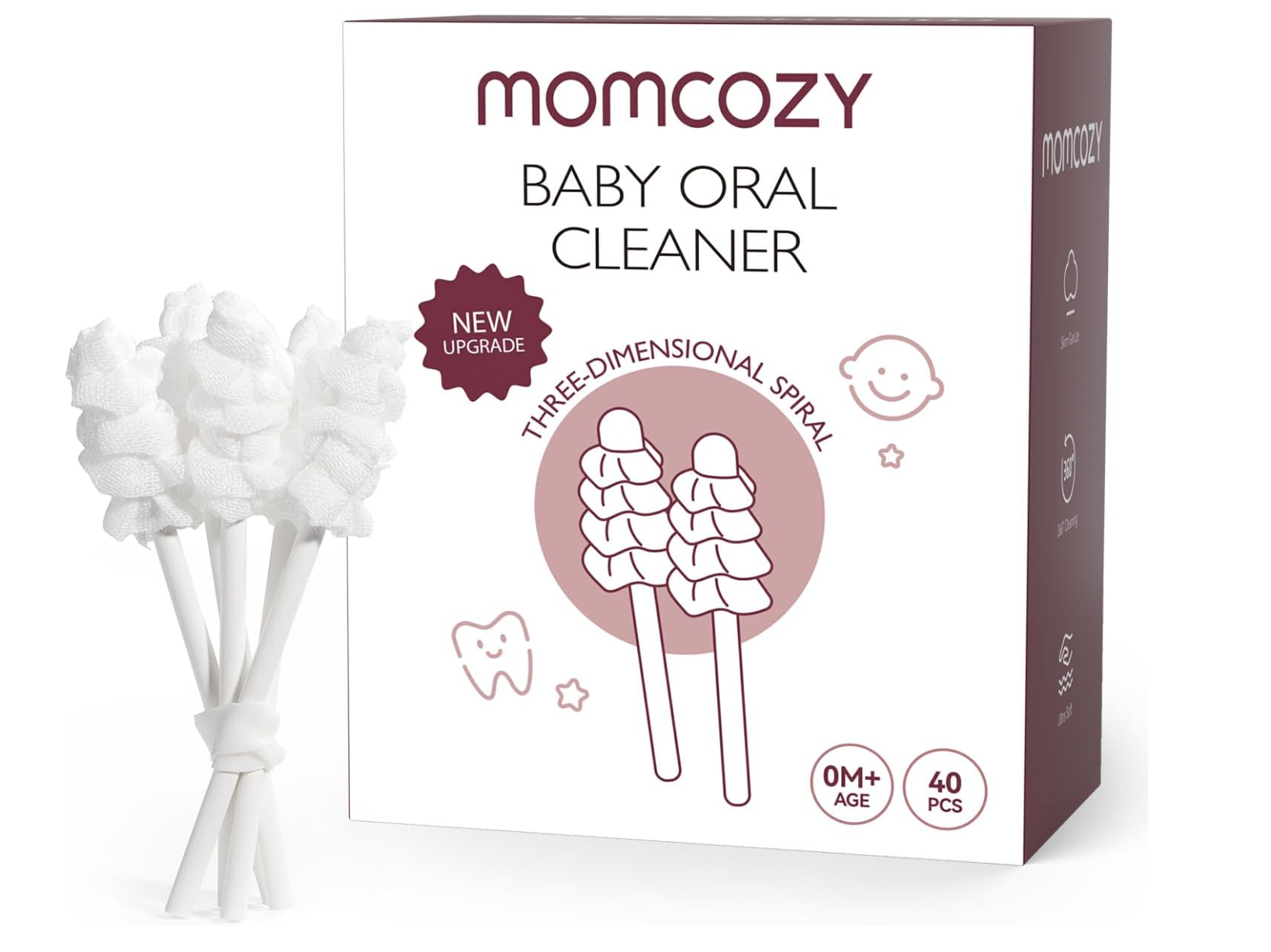 Momcozy Baby Tongue Cleaner Gauze