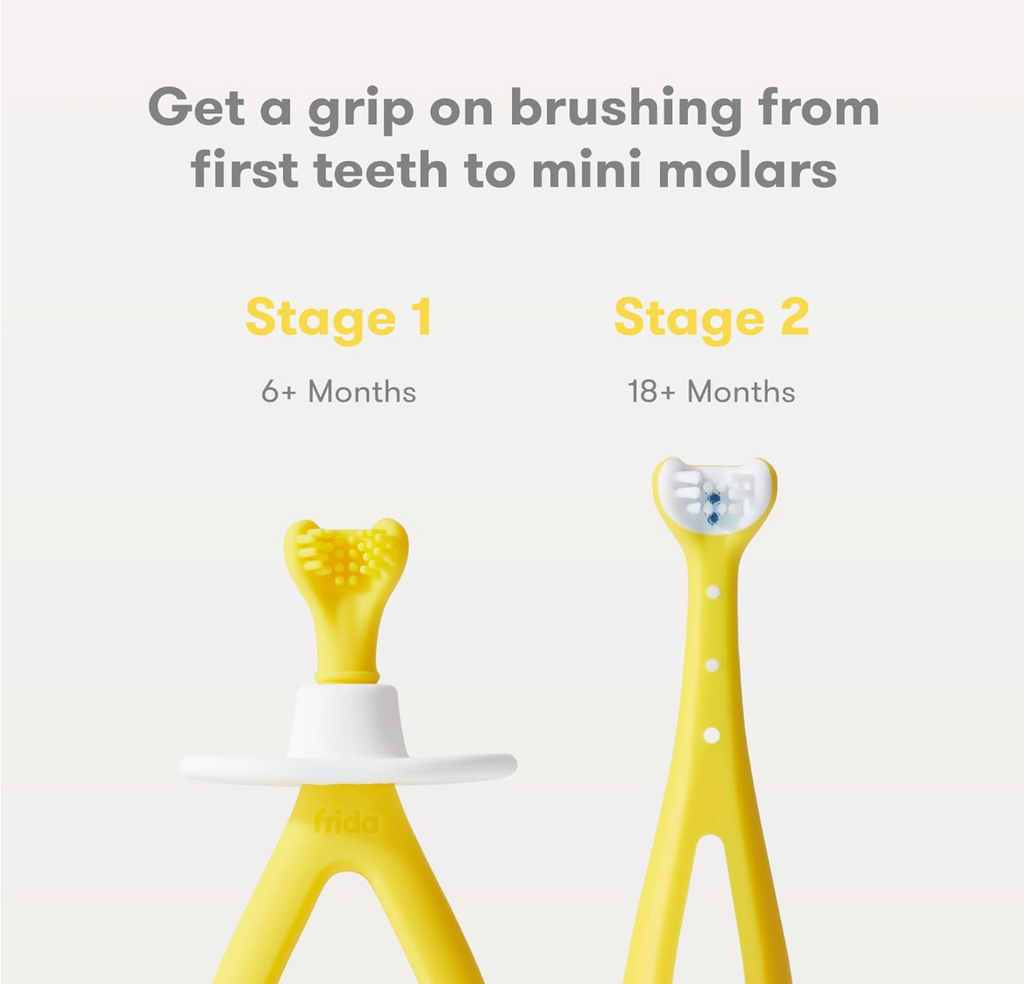 Frida Baby Grow-with-Me Baby Toothbrush Training Set