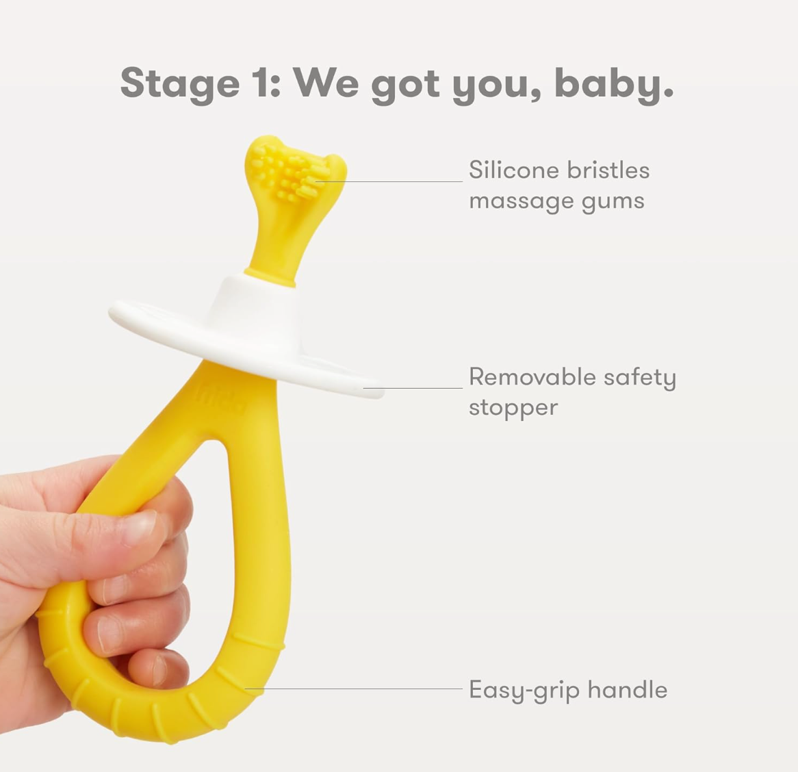 Frida Baby Grow-with-Me Baby Toothbrush Training Set