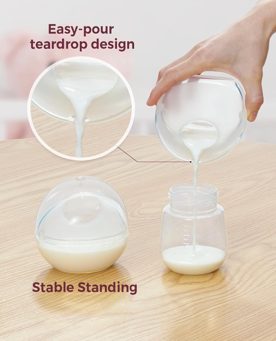 Momcozy Breast Milk Collector,(3oz/90ml, 1 Count)